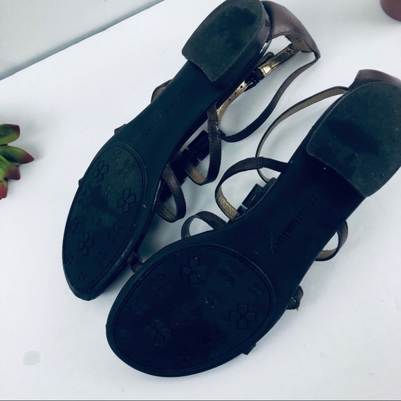 Neutralizers Black‎ and gold (Farah)sandals 6.5M - Picture 6 of 8